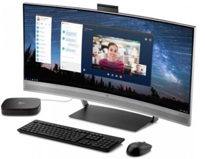HP lancia EliteDisplay S340c 34″ con monitor curvo da 3440×1440 pixel