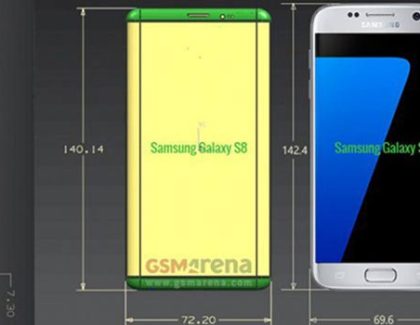Galaxy S8 mostrato in nuovi render con display da 5.7″ e 6.2″ per il Plus