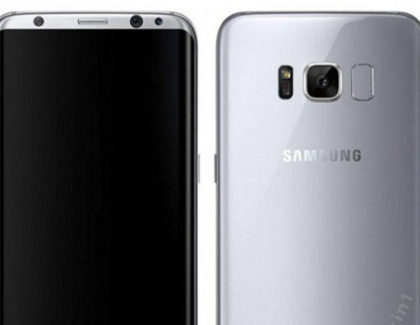 Il Samsung Galaxy S8 viene mostrato in un presunto render