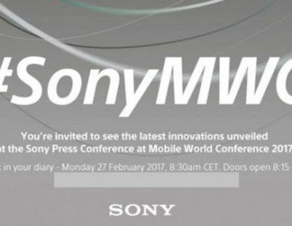 Sony programma evento per il 27 febbraio al MWC2017