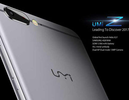 Disponibile al preordine l’UMi Z sul sito ufficiale con 60$ di sconto