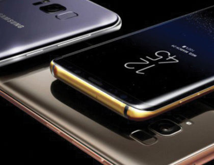 Samsung Galaxy S8 e S8+ con cornici in oro della Truly Exquisite