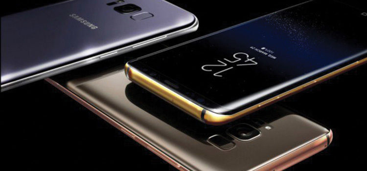 Samsung Galaxy S8 e S8+ con cornici in oro della Truly Exquisite