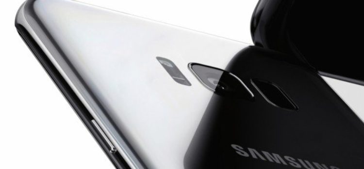 Il Galaxy S8 esposto alla Milano Design Week