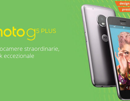 Moto G5 Plus a 268€ su Amazon con spedizioni a partire da domani