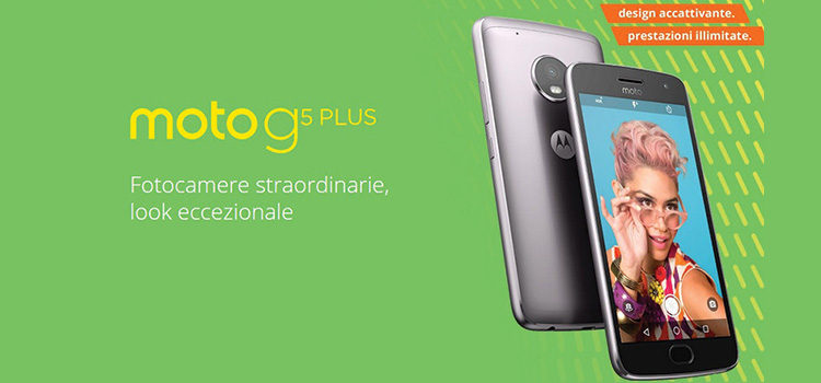 Moto G5 Plus a 268€ su Amazon con spedizioni a partire da domani