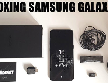 Unboxing del Samsung Galaxy S8 e primo confronto con iPhone 7 e Galaxy S7 Edge