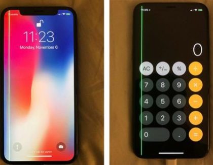 iPhone X: su alcuni display è apparsa una linea verde laterale