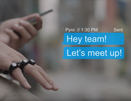 Tap: il futuristico indossabile che sostituirà le tastiere fisiche