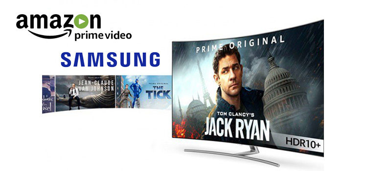 Amazon Prime Video, da domani in streaming HDR10+ sulle TV Samsung