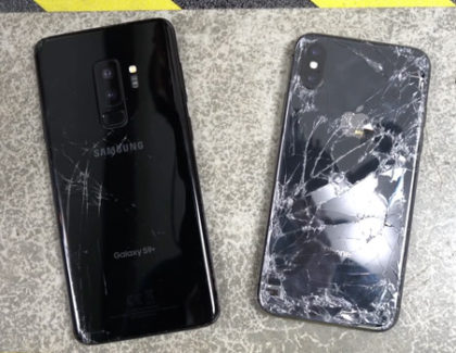 Galaxy S9 Plus sfida iPhone X nel test di caduta | video