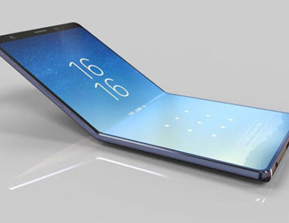 Samsung brevetta schermo flessibile a conchiglia