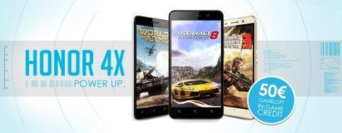 Honor collabora con Gameloft per offrire agli utenti di Honor 4X un’esperienza gaming coinvolgente