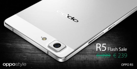 Oppo R5 a 239€ solo fino a domenica