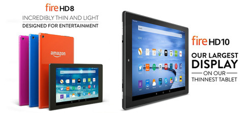Amazon Fire HD 10 e Fire HD 8: disponibili dal 30 settembre a 199 e 159 euro
