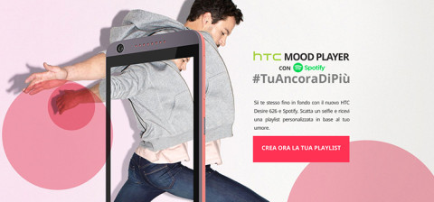 HTC e Spotify lanciano le playlist che rispecchiano l’umore