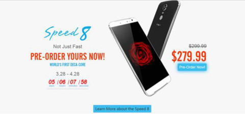 Zopo Speed 8 a 329€ in preordine sul sito ufficiale italiano