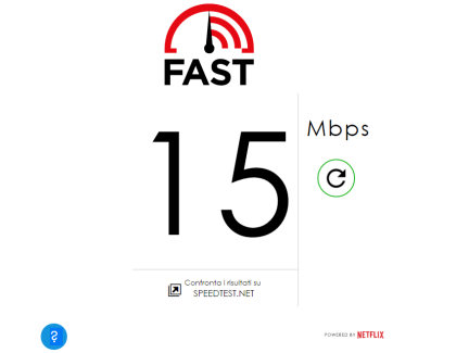 Fast.com, il sito di netflix per testare la tua velocità di connessione