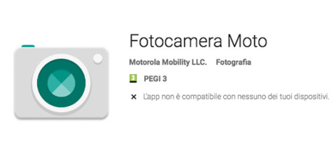 Motorola rilascia la nuova app Fotocamera nel Play Store