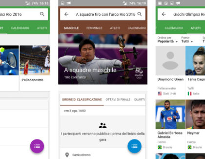 Google: nuove funzioni per le Olimpiadi di Rio 2016