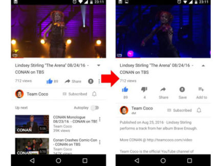 YouTube, arriva il rollout con la nuova UI per la descrizione dei video