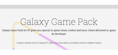 Galaxy Game Pack offre diversi regali per Galaxy S7 e S7 Edge
