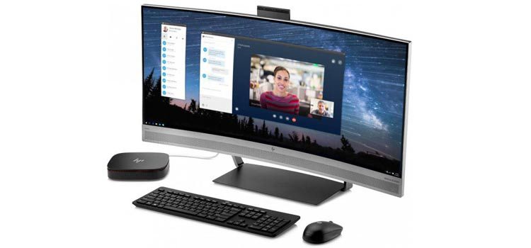 HP lancia EliteDisplay S340c 34″ con monitor curvo da 3440×1440 pixel
