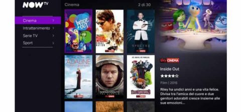 Sky propone Now TV Box, 3 mesi di Cinema e Serie TV a 29,99€