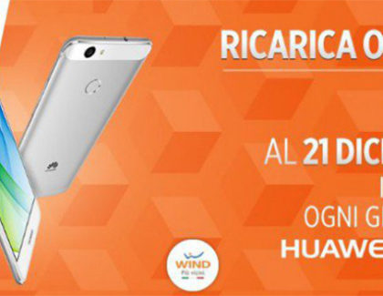 Con Wind vinci 3 Huawei Nova al giorno