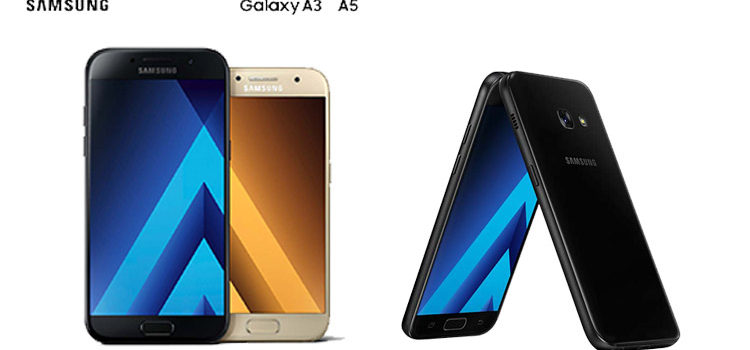 Samsung Galaxy A3, A5 e A7 (2017) ufficiali: IP68 e USB Type-C