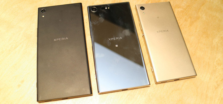 Ecco i nuovi Sony Xperia XZ Premium, XA1 Ultra e XA1