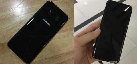 Samsung Galaxy S8 in sette foto nella colorazione nera