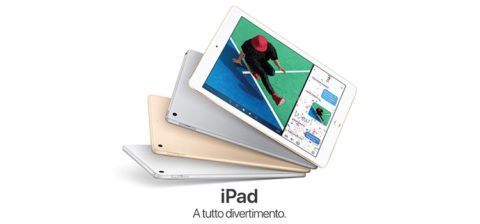 Il nuovo Apple iPad 9.7″ è ufficiale, display Retina e prezzo di 409€