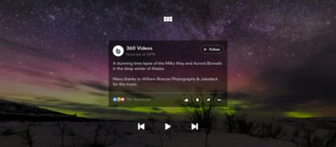Facebook 360, l’app dedicata ai Samsung Gear VR