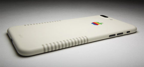 iPhone 7 Plus in Retro Edition in stile Macintosh