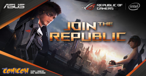 ASUS a Napoli Comicon con il meglio del Republic Of Gamers