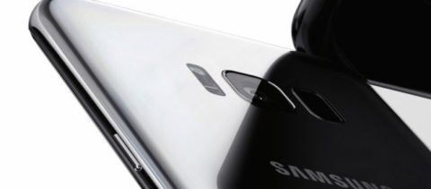 Il Galaxy S8 esposto alla Milano Design Week