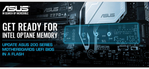 ASUS annuncia il supporto per la memoria Intel Optane