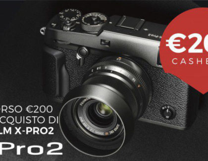 Fujifilm rimborsa 200€ all’acquisto di una fotocamera X-Pro2