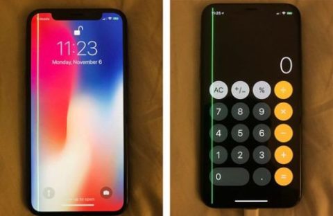 iPhone X: su alcuni display è apparsa una linea verde laterale