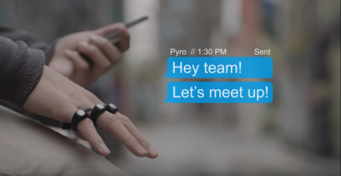 Tap: il futuristico indossabile che sostituirà le tastiere fisiche