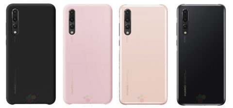 Le cover ufficiali del Huawei P20, Lite e Pro