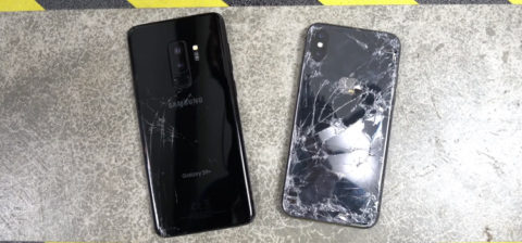Galaxy S9 Plus sfida iPhone X nel test di caduta | video