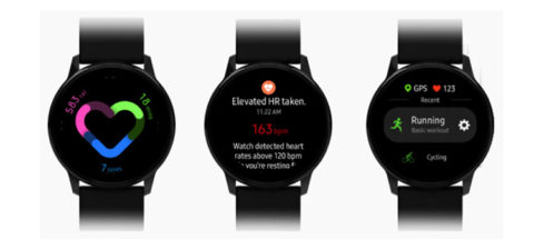 Samsung Galaxy Watch Active: nuovo smartwatch senza ghiera e display da 1,1″