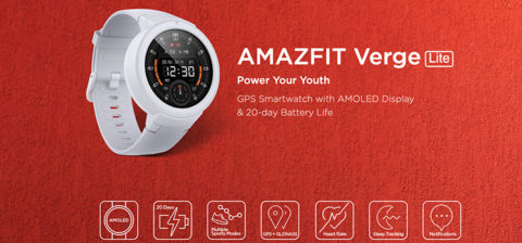 Amazfit Verge Lite: lingua italiana e sconto per l’acquisto